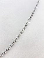DIAMOND STAINLESS STEEL CHAIN on white background.