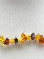 Baltic amber baby children's necklace.