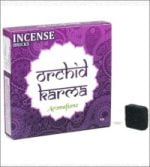 Aromasmoke incense bricks Karma Orchid.