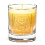 A SCENTED ARCHANGEL CHAMUEL VOTIVE CANDLE with the image of a golden eagle.