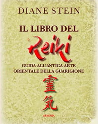 Diane Stein's THE BOOK OF REIKI features a cover with the keywords "The Book of Reiki."