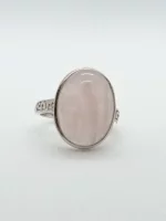 925 Sterling Silver Rose Quartz Ring